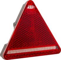 Daugiafunkcinis galinis RH žibintas LED, trikampis, 12-24 V, 163x144x38,8 mm, 5 kontaktų, Kramp