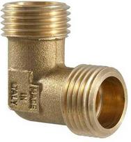 Tdm_Brass Alkūnė TMD brass, 1/2″, 90°, išoriniai sriegiai