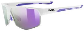 Akiniai Uvex axos set white matt / mirror purple