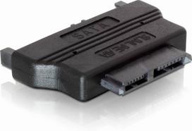 Delock SATA adapter, slim SATA 7+6-pin female to SATA 22-pin male (65156)