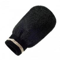 Hydrea London Kūno šveitimo pirštinė Professional Exfoliating Spa Mitt Black