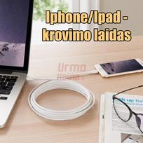 Laidas USB-A į Lightning, 3 m, TLI 07 : Spalva - Balta (WT)