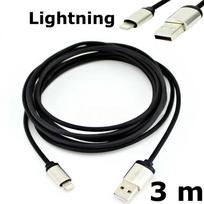 Laidas USB-A į Lightning, 3 m, TLI 08 : Spalva - Balta (WT)