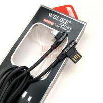 Laidas USB-A į Lightning, 1.5 m, TLI 10 : Spalva - Juoda (BK)