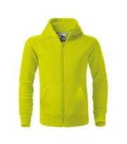 Vaikiškas džemperis MALFINI Trendy Zipper 412 Lime punch, 300 g/m²