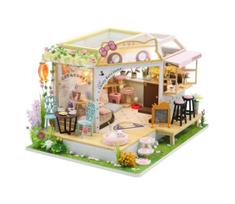 2Kids Toys - Vaikiškas namas Kačių kavinė su sodu 2xAAA