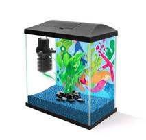 Dekoratyvinis akvariumas Aquael Leddy Mini 35 19 L, juodas, su įranga