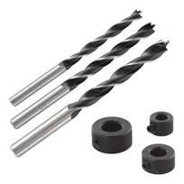 Grąžtų komplektas medienai Wolfcraft 2730000; 6/7/8 mm; 3 vnt.