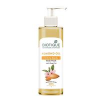 Itin maitinanti dušo želė su migdolų aliejumi (200 ml), Migdolų aliejaus itin turtingas kūno prausiklis, Biotique 10.825 beige
