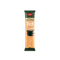 Tirpus karamelės skonio kavos gėrimas JACOBS 3in1, 11,2 g