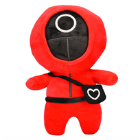 Squid Game guard pliušinis žaislas 23 cm