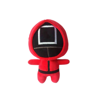 Squid Game guard pliušinis žaislas 25 cm