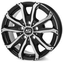 Ratlankis MSW 48 Van R17x7 5x118 ET 68 CB 71.1 (Gloss Black Full Polished) (1300 kg)