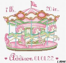 LetiStitch luca S Baby Karuselė SLETIL8046