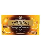 TWININGS Juodoji arbata su cinamonu ir apelsinais,  25x2g