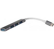 Ecost prekė po grąžinimo Ecost customer return AYCLIF Port Hub USB-C to 4 x USB-A 3.0, Gray