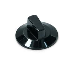Juoda rankenėlė Ø50mm termostatui (D-formos skylė Ø6x4.6mm), 0000.524.413 EGO