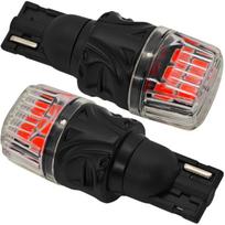2 szt W16W LED T15 12V Canbus 1000lm Czerwony Off-Road ryškiai raudonos spalvos