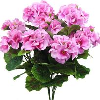 Dirbtinis Pelargonijos Raudonos Rožinės Gėlės Augalas Dirbtinė Gėlė Šilkinė Netikra Hortenzija Begonijos Gėlė Namų Biuro Vestuvių Dekoracija rožinė su violetiniu atspalviu