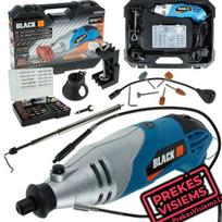 Mini šlifuoklis Black 42653 200W su priedais 126vnt