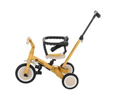 PETITE&MARS - Vaikiškas triratis 5in1 TURBO Intense Ochre