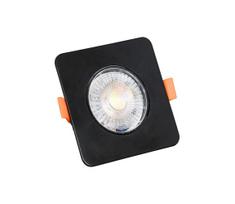 Ecolite LED-YL202/7W/CCT/CR - LED įleidžiamas lubinis šviestuvas KENT LED/3/5/7W/230V juoda
