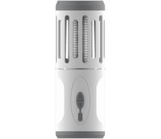 LED Nešiojama įkraunama lempa su vabzdžių gaudykle LED/6W/1800 mAh IPX4 balta/pilka