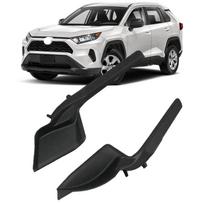 Priekinio stiklo valytuvo šoninio gaubto dangtelis tinka Toyota RAV4 2019 2020 2021 2022 Juoda kairysis dešinysis pailginimo dangtelis 1 pora