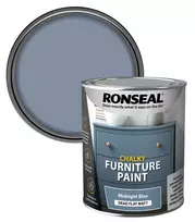 Kreidiniai dažai RONSEAL Chalky, Midnight Blue, 0,75l