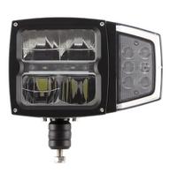 Priekinis LED žibintas, 38W, stačiakampis, 12-24V, 229x150x80mm, šildomas, tolimųjų/mažųjų šviesų, lankstus, apsaugantis nuo sniego, Kramp