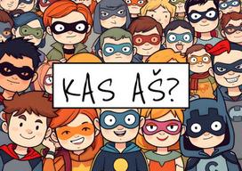 Kortų žaidimas „Kas aš?“