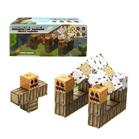Minecraft magnetinis blokelių / kaladėlių rinkinys - 35 dalys