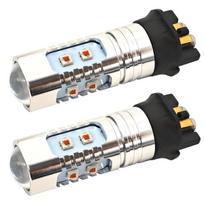 2 vnt. PW24W LED lemputė 12-24V CANBUS oranžinė raudoniems gaubtams bekele