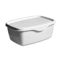 Tabletop Tissue Organizer Wet Wipes Storage Box for Living Room Bedroom Kitchen Large Capacity Wipes Dispenser Dustproof white