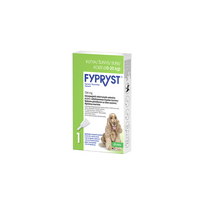 Fypryst antiparazitinis užlašinamasis tirpalas šunims, (10–20 kg), 134 mg