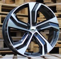 Ratlankis RACINGLINE B0143 R21x9 5x108 ET 38.5 CB 63.3 (Black Polished) (850 kg)