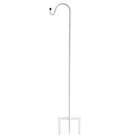 Žibintų laikiklis metalinis 120cm, baltas