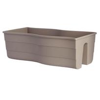 Vazonas balkonui 60cm rudas