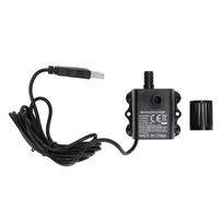 Mažas panardinamas vandens siurblys 0?200cm Pakėlimas 0?250LPH IP68 įvertinimas DC5V 2.4W USB vandens siurblys su LED
