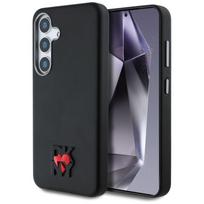 DKNY Leather Heart of NY Case for Samsung Galaxy S25, black