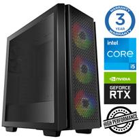 INTOP i5-12400F, 32GB, 250SSD, M.2 NVMe, RTX3050 8GB, no OS