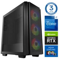 INTOP AQUA i7-14700F 16GB DDR5 2TB M.2 NVMe SSD RTX 3050 8GB barebones