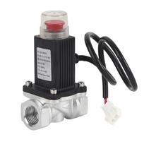12 V elektrinis solenoidinis vožtuvas, vamzdyno dujų jungiklis, lieto aliuminio, skirtas buitiniam gamyklai