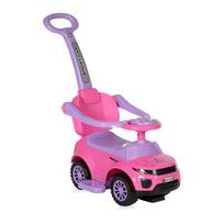Paspiriamas vaikiškas automobilis Lorelli Off Road + Handle, Pink