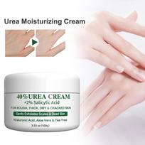 Drėkinamasis preparatas „Urea Plus Salicylic“ sausiems ir suskilinėjusiems kulnams, pėdoms, keliams, alkūnėms, rankoms, pėdoms, negyvoms odos vietoms, nagų nuospaudų šalinimui, kojų nagų minkštikliui. One Size