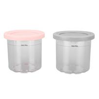 2 vnt. ledų indelis 600 ml ledų laikymo indas Ninja NC299AMZ NC300s pilkas ir