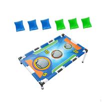 Sėdmaišių mėtymo žaidimo rinkinys Cornhole Board 3 skylių įdomus smėlio maišas, mėtomas sėdmaišis, skirtas patalpoms