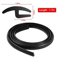 Automobilio senstančios guminės sandariklio juostelės po priekiniu priekiniu stiklu, skirtu Peugeot 206 307 406 407 207 208 308 508 2008 3008 4008 6008 301 juoda