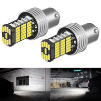 2PCS 1156 BA15S P21W S25 7506 LED lemputės didelės galios, skirtos Skoda Octavia 2 A7 A5 A4 Vrs Fabia 2 1 Rapid Yeti Superb 3 Felicia Citigo RS balta