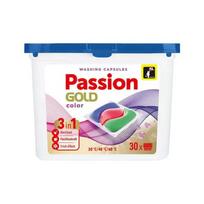 Skalbimo kapsulės PASSION GOLD 3IN1 COLOR, 30 vnt.
